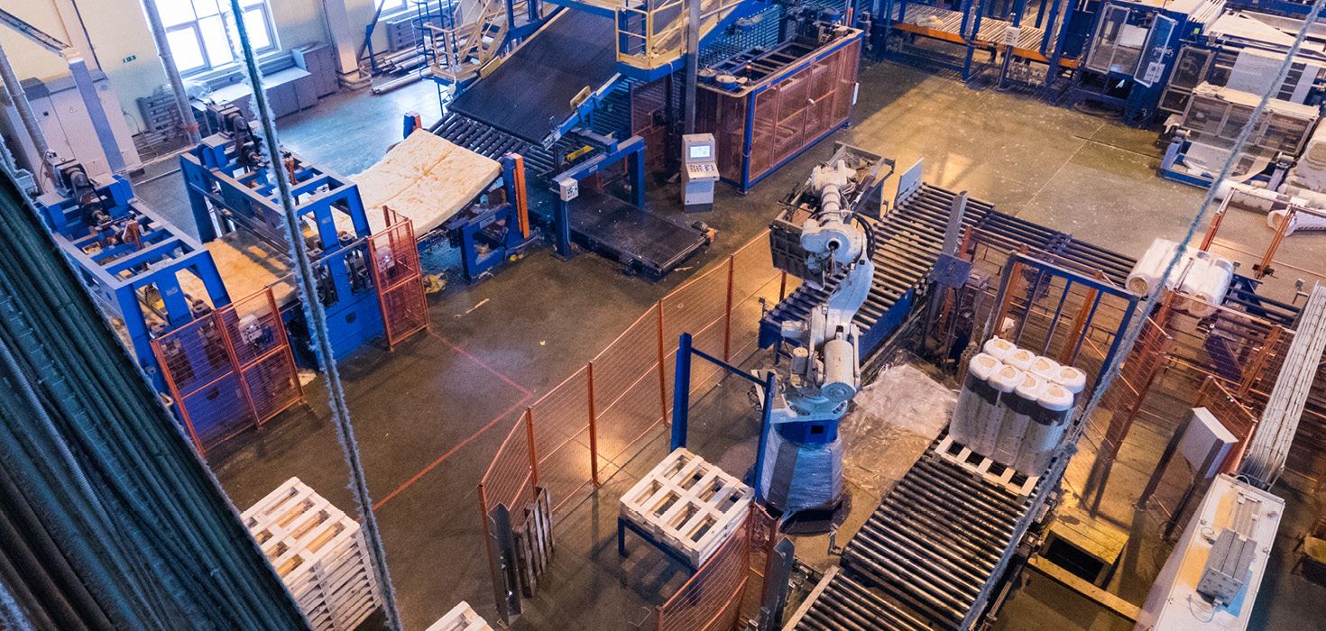 Inside a factory