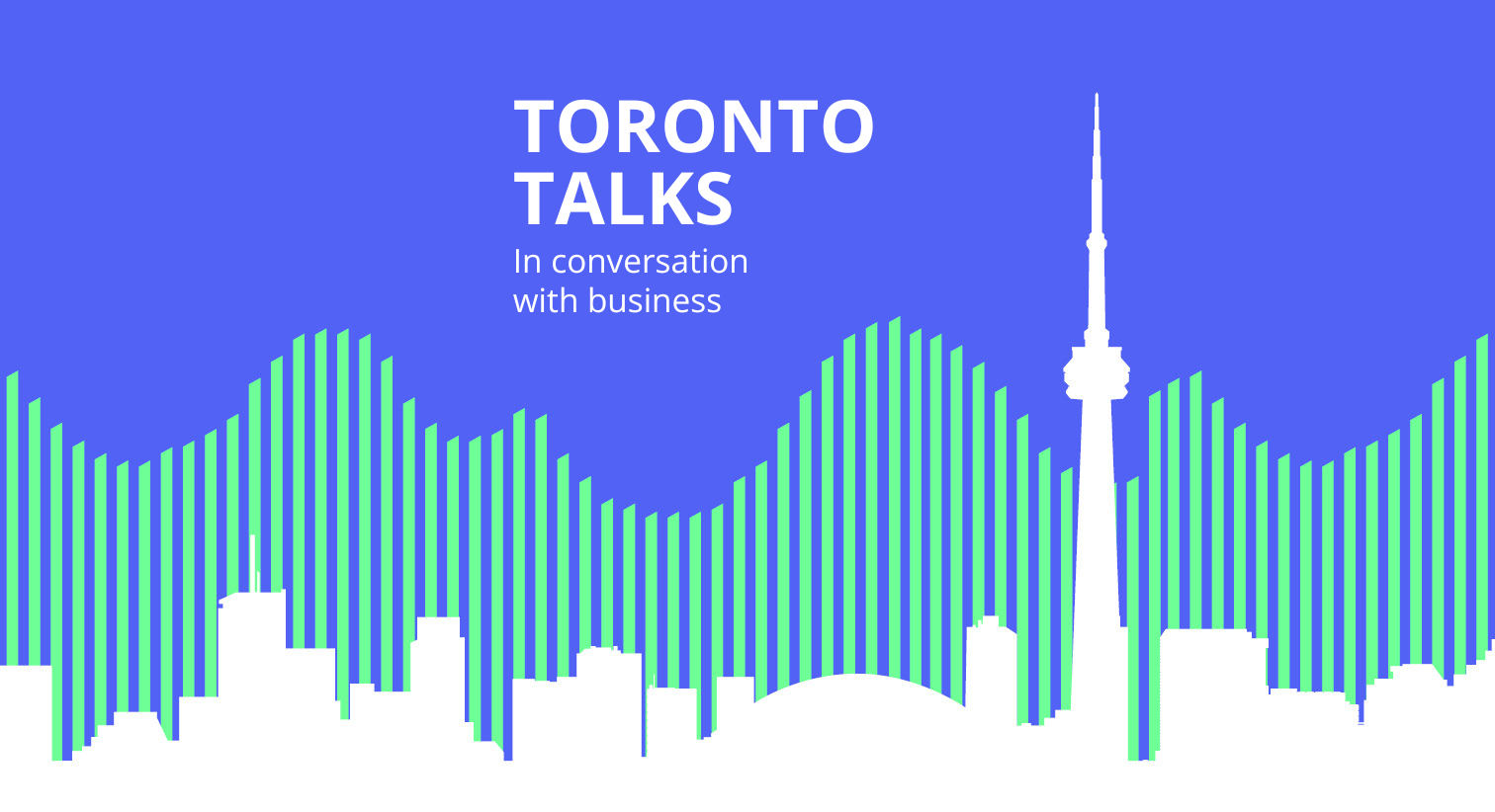 The Toronto Talks podcast creative treatment.