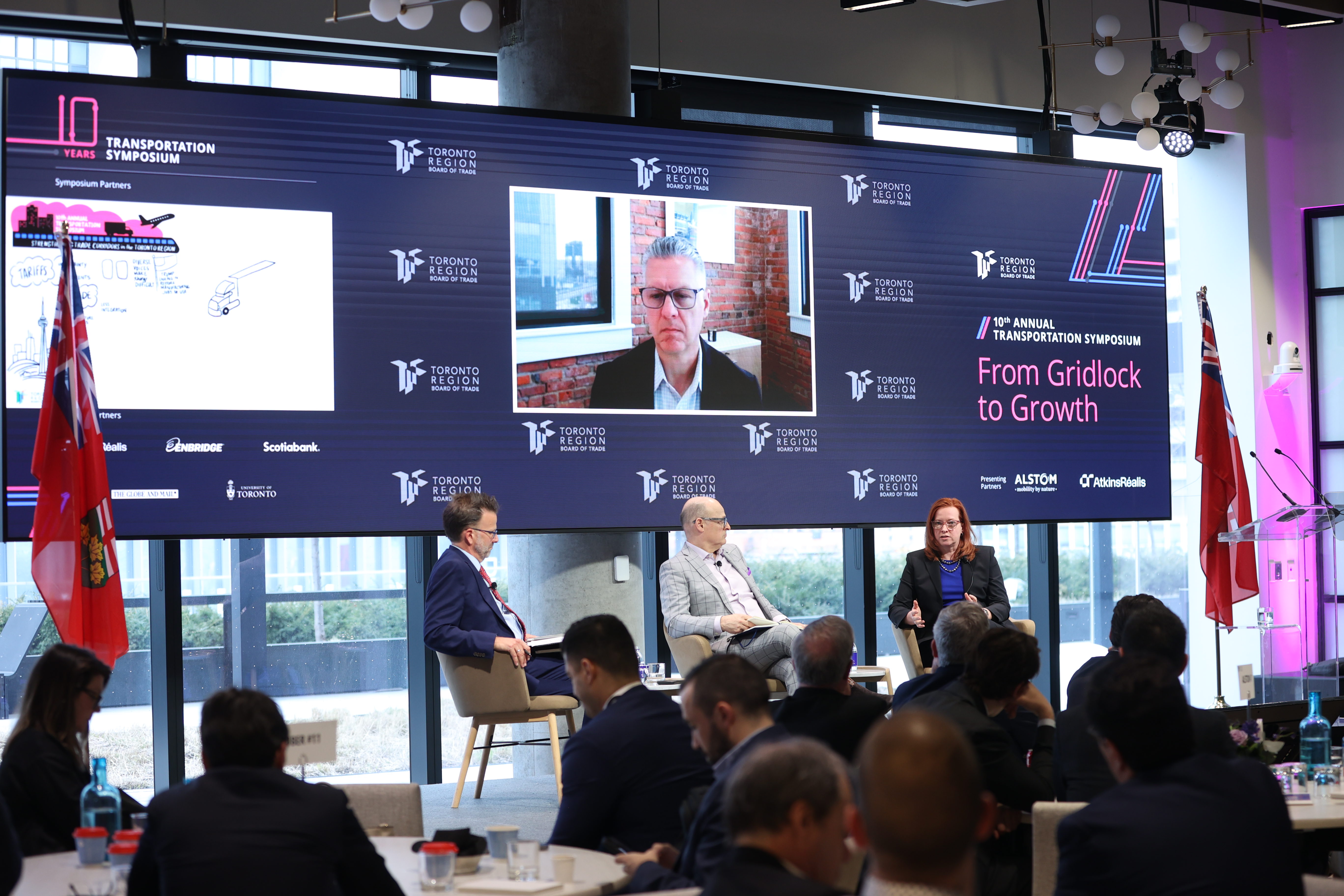 Panel discussion at the symposium